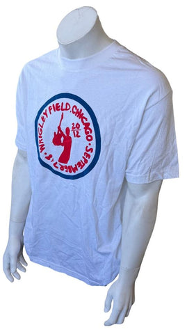 Murina Men's Bruce Springsteen Wrigley Field Chicago 2012 White Shirt Size Large