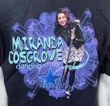 Anvil Men's Miranda Cosgrove Dancing Crazy Tour 2011 Graphic Black Shirt Size L