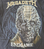 Anvil Men's Megadeth Endgame Graphic Black Short Sleeve Shirt Size Small