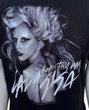 Anvil Men's Lady Gaga Born This Way 2011 Tour Black Short Sleeve Shirt Size L