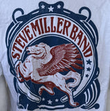 Hanes Men's Steve Miller Band Tour 2011 White Short Sleeve Shirt Size Large