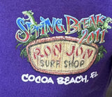 Anvil Men's Ron Jon Surf Shop Spring Break 2011 Cocoa Beach Purple Shirt Size S