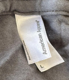 American Apparel Men's Aerosmith Tour 2010 Gray Short Sleeve Shirt Size Large
