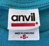 Anvil Men's Ron Jon Surf Shop Spring Break 2011 Cocoa Beach Blue Shirt Size S
