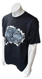Alstyle Men's Harley Davidson Motorcycles Black Short Sleeve Shirt Size Large
