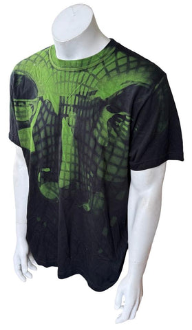 Ten Men's Black Eyed Peas The End Graphic Black Short Sleeve Shirt Size Large