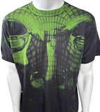 Ten Men's Black Eyed Peas The End Graphic Black Short Sleeve Shirt Size Large