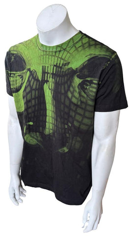 Tultex Men's Black Eyed Peas The End Black Short Sleeve Shirt Size Medium