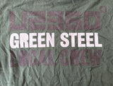 Alstyle Men's U2 360 World Tour Green Steel Local Crew Shirt Size X-Large