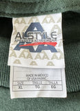Alstyle Men's U2 360 World Tour Green Steel Local Crew Shirt Size X-Large