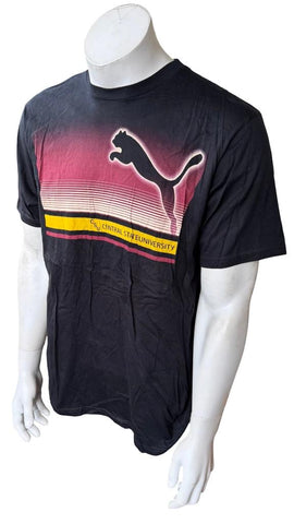 Anvil Men's Puma Central State University Black Short Sleeve Shirt Size Large