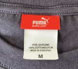 Puma Men's You Gotta Have Sole Graphic Navy Short Sleeve Shirt Size Medium