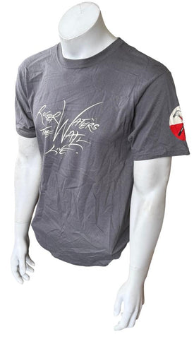 Hanes Men's Roger Waters The Wall Live Gray Short Sleeve Shirt Size Medium