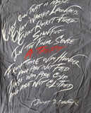 Hanes Men's Roger Waters The Wall Live Gray Short Sleeve Shirt Size Medium