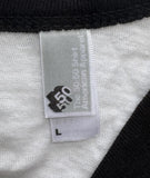 American Apparel Men's King's Of Leon Tour 2010 Black/White 3/4 Sleeve Shirt L