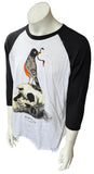 American Apparel Men's King's Of Leon Tour 2010 Black/White 3/4 Sleeve Shirt L