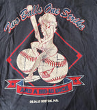 Hanes Men's Aerosmith Two Balls One Strike And A Big 10 inch 2010 Shirt Size L