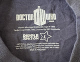 Ripple Junction Men's Doctor Who Tardis Navy Short Sleeve Shirt Size Large
