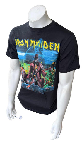 Anvil Men's Iron Maiden England North American Tour 2012 Black Shirt Size Small