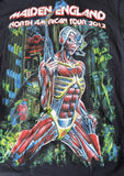 Anvil Men's Iron Maiden England North American Tour 2012 Black Shirt Size Small