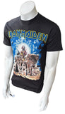 Hanes Men's Iron Maiden England North American Tour 2012 Black Shirt Size Small