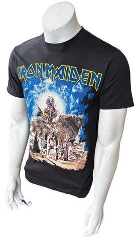 Hanes Men's Iron Maiden England North American Tour 2012 Black Shirt Size Small