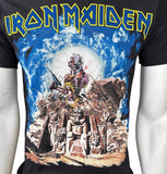 Hanes Men's Iron Maiden England North American Tour 2012 Black Shirt Size Small