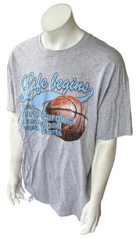 Fruit Of The Loom Life Begins When North Carolina Basketball Season Starts Shirt