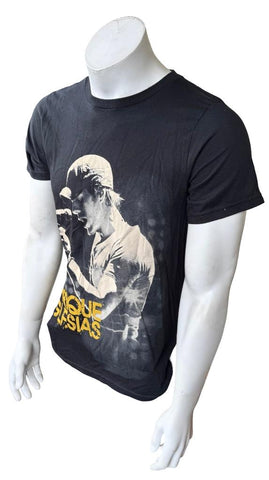 Anvil Men's Enrique Iglesias Tour 2012 Black Short Sleeve Shirt Size Small