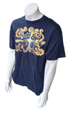 Ripple Junction Men's Doctor Who Tardis Navy Short Sleeve Shirt Size Large