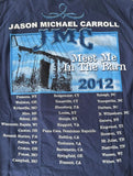 Gildan Men's Jason Michael Carroll Meet Me In The Barn Tour 2012 Shirt Size S
