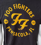 Men's Foo Fighters Tour 2012 Pensacola Florida Black Shirt Size Medium