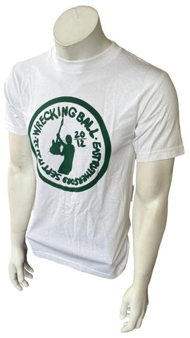 Murina Men's Bruce Springsteen Wrecking Ball 2012 White Shirt Size Small