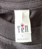 Ten Men's Ronnie Van Zant Simple Man Black Short Sleeve Shirt Size Large