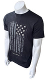 Royal Apparel Men's Made In America 2012 Black Short Sleeve Shirt Size Medium