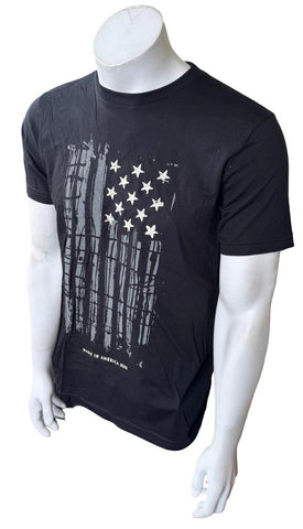Royal Apparel Men's Made In America 2012 Black Short Sleeve Shirt Size Medium