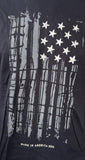 Royal Apparel Men's Made In America 2012 Black Short Sleeve Shirt Size Medium