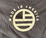 Royal Apparel Men's Made In America 2012 Black Short Sleeve Shirt Size Medium