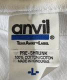 Anvil Men's Team Realtree Buck Graphic White Short Sleeve Shirt Size Large