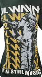 Gildan Women's Lil Wayne I'm Still Music Green Short Sleeve Shirt Size Small