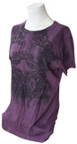 Harley Davidson Women's Graphic Purple Short Sleeve Shirt Size X-Large