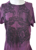 Harley Davidson Women's Graphic Purple Short Sleeve Shirt Size X-Large