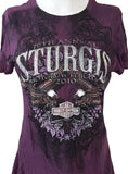 Harley Davidson Women's 70th Annual Sturgis Motorcycle Rally 2010 Shirt Size L