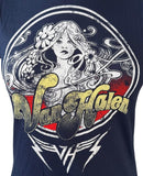 Bay Island Women's Van 2012 Navy Short Sleeve Shirt Size Small