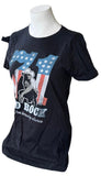 Bay Island Women's Kid Rock Born Free 2011 Tour Black Shirt Size Large