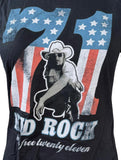 Bay Island Women's Kid Rock Born Free 2011 Tour Black Shirt Size Large