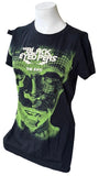 Bay Island Women's The Black Eyed Peas The End Graphic Black Shirt Size Large