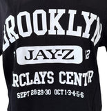 Bella Women's Jay-Z Brooklyn Barclays Center 2012 Black Shirt Size X-Large