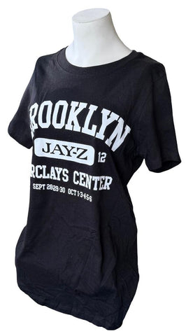 Bella Women's Jay-Z Brooklyn Barclays Center 2012 Black Shirt Size X-Large