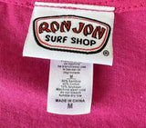 Ron Jon Surf Shop Women's Heart Cocoa Beach Graphic Pink Shirt Size Medium